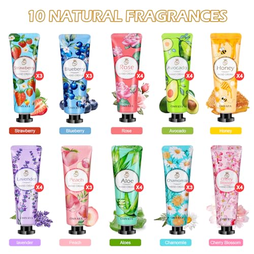 36 Pack Hand Cream Set - Travel Size Moisturizers for Gifts