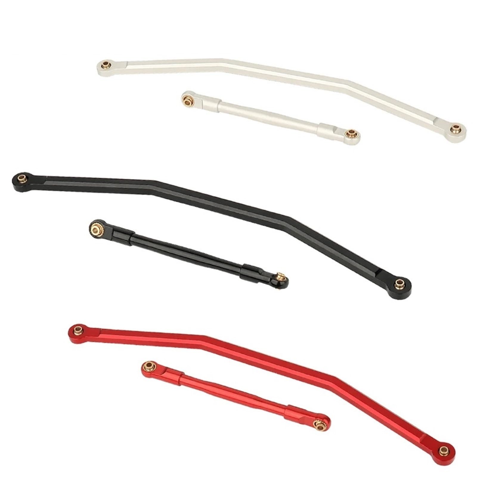 MANGRY 2pcs Collegamento Dello Sterzo Asta Di Collegamento For Axial RBX10 AXI03005 1/10 RC Crawler Auto Parti Di Aggiornamento (Color : Silver - Foto 11