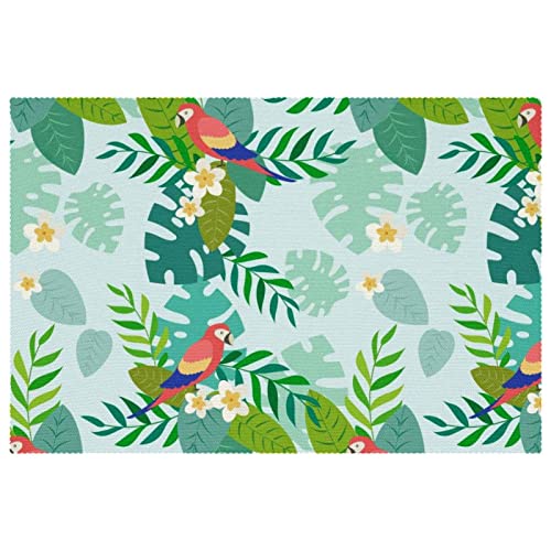 Set de table perroquet pour repas de salle à manger exotique et convivial - 2