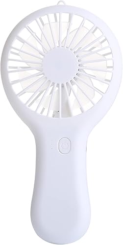 Miniatura 8 de CHNLML Ventilador recargable de mano, mini ventilador de mano portátil de bolsillo, alimentado con pilas, con base de pestañas, arte de uñas,