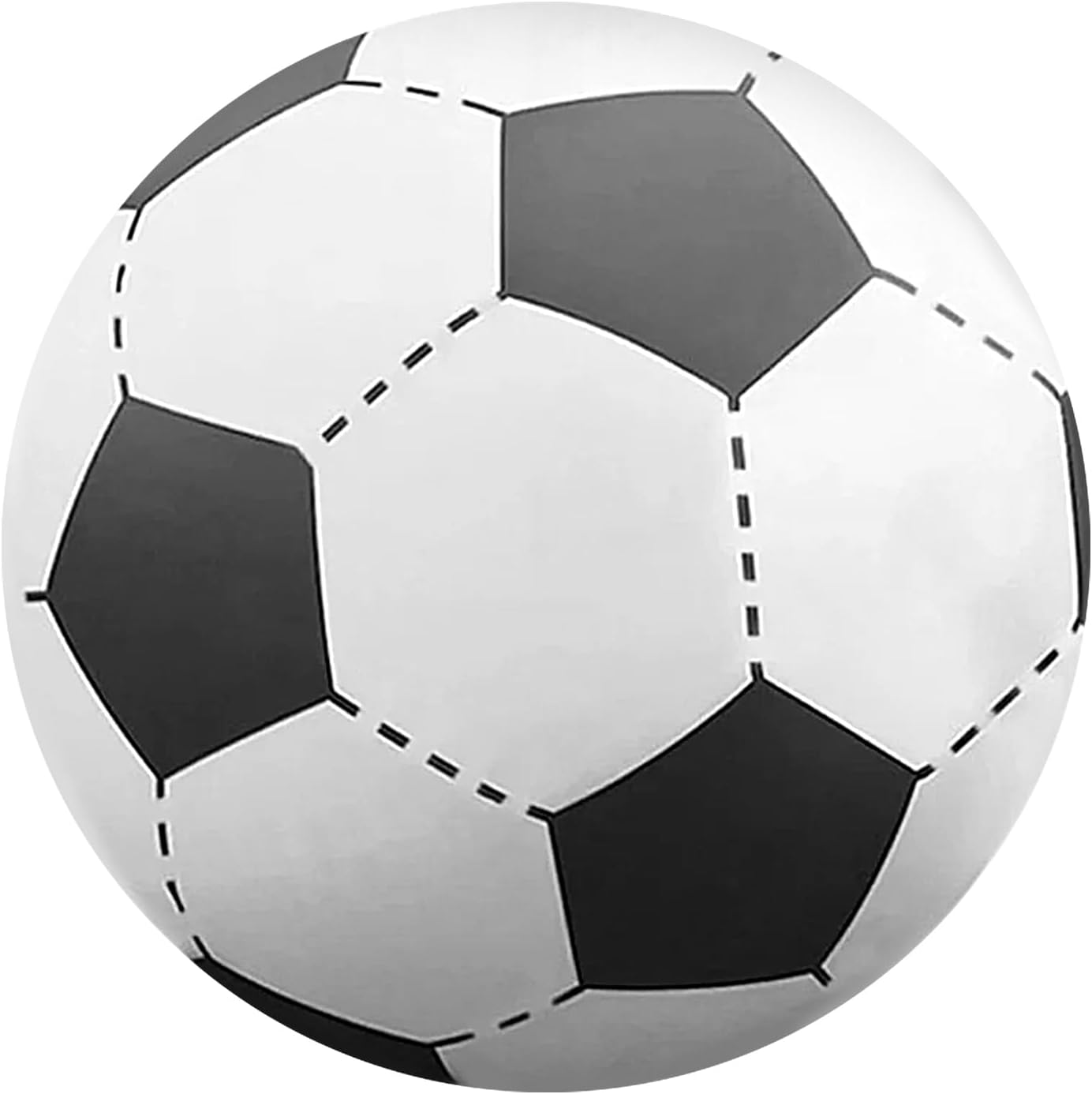 Large Inflatable Ball - Oversized Beach Ball for Swimming Pool Lawn Beach | Giant Football Design Ball for Outdoor Play Summer Toys for Adults Decoration