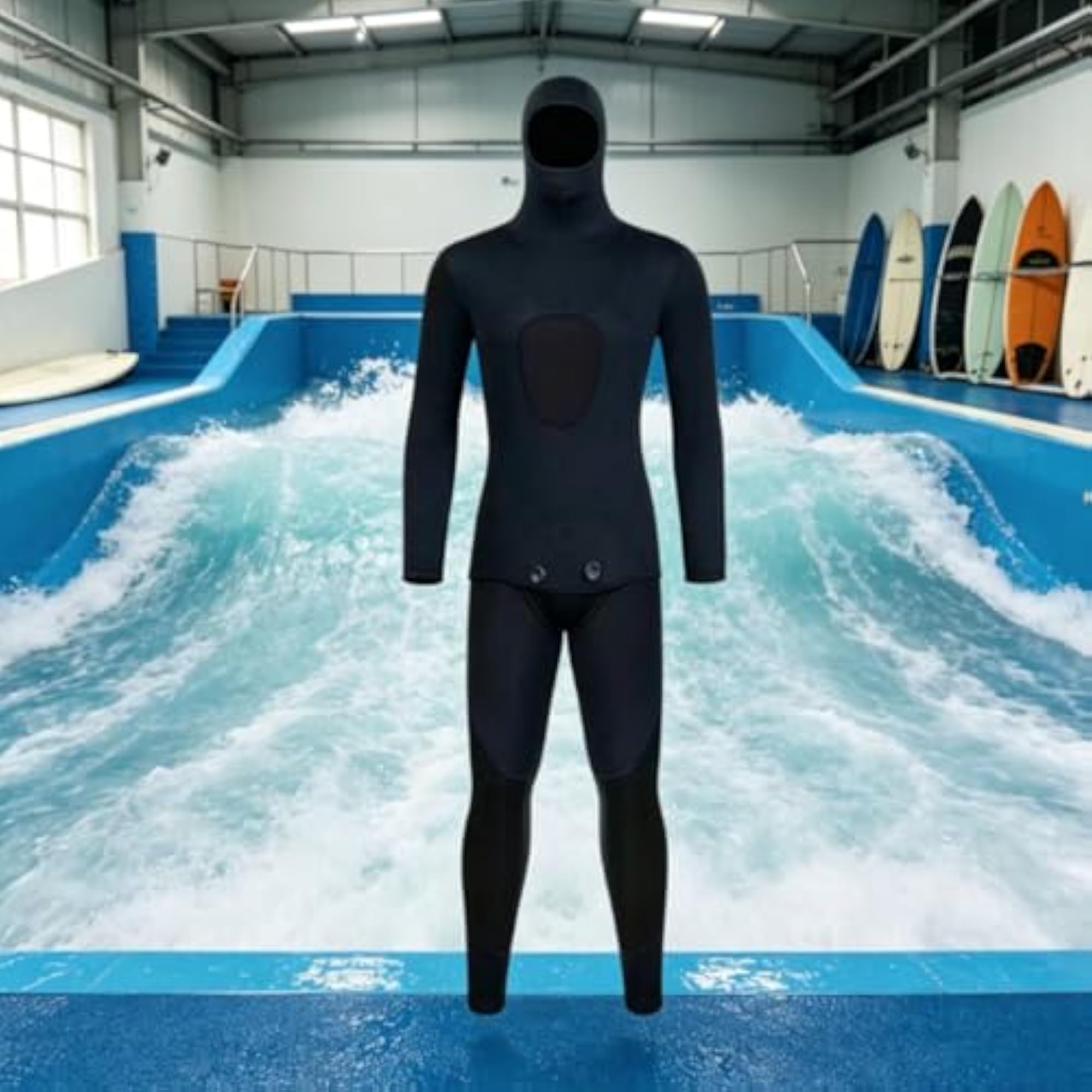 3mm Wetsuit Set for Cold Protection, Thickened Thermal Diving Suit