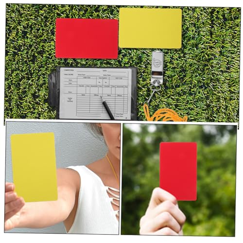 Kit árbitro fútbol con tarjetas, silbato y bloc miniatura 5