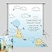 Cartoon Blue Sky Clouds Hot Air Photography Backdrop Wallpaper Bedroom Decorations Winnie The Pooh Photo Background Boys Girls Birthday Party Banner Baby Shower Supplies Photo Booths Vinyl 3x5ft