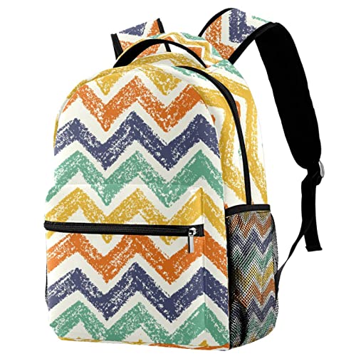 Sac à dos scolaire mixte avec poches de rangement et porte-gourde latéral