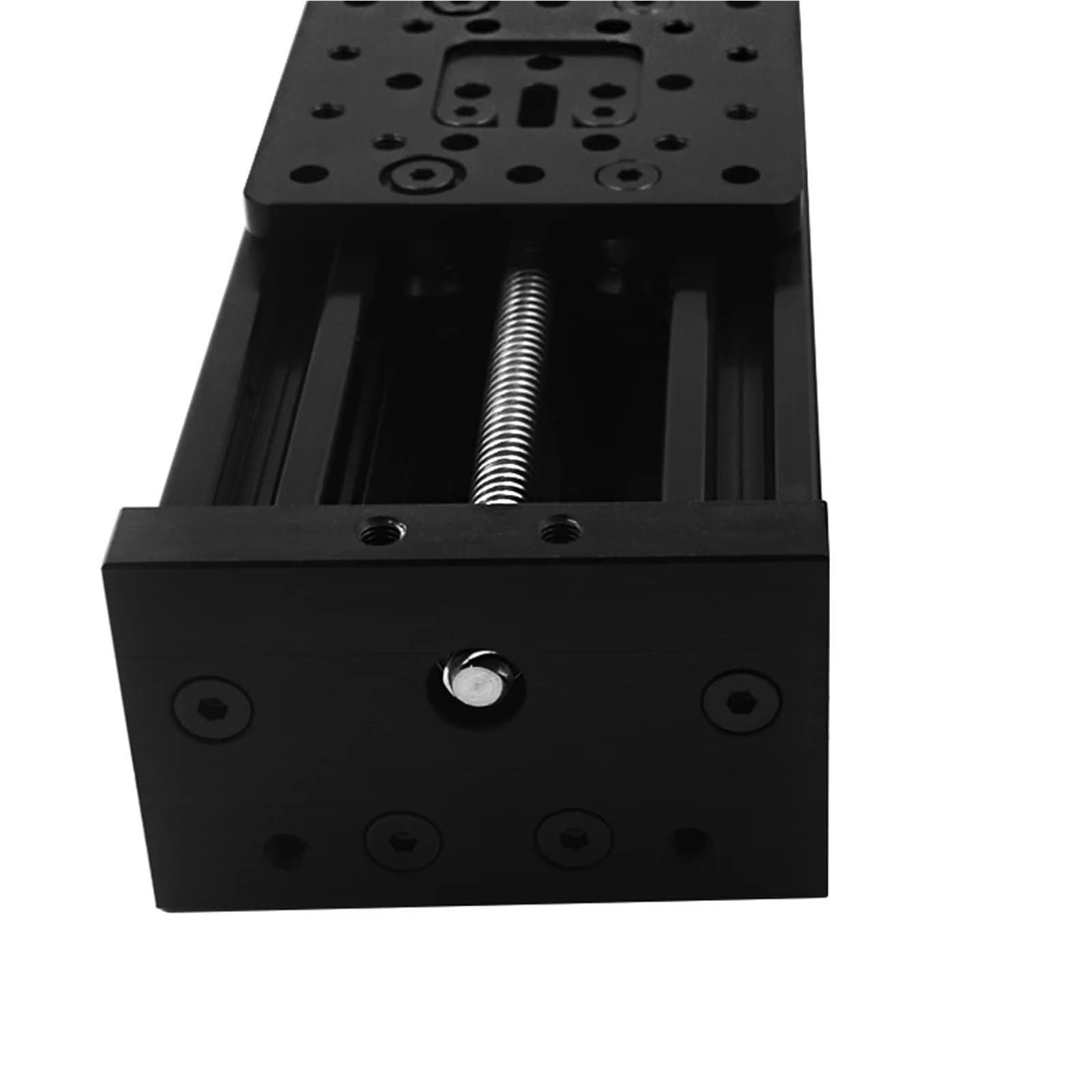 CNC szyna liniowa T8 8 mm śruba pociągowa i stół przesuwny z belką C (150-1000 mm), zestaw siłowników liniowych DIY do projektów CNC i automatyki (srebrny, L, 250 mm, ołów, 8 mm)