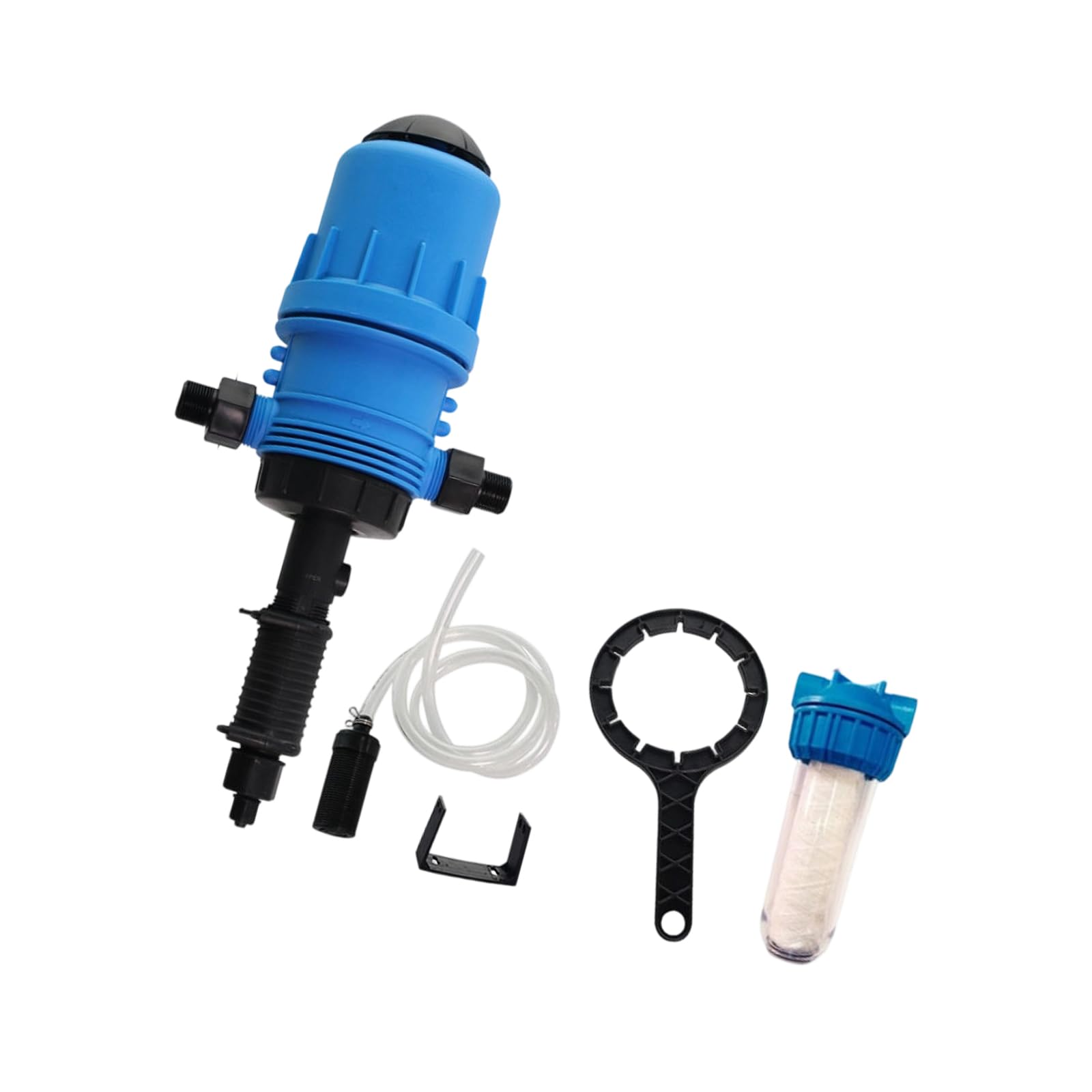 Inline Dosiermischer 3 / 4 Zoll NPT, wasserbetriebener 0, 4% bis 4% Proportional Injektor für Gartenbewässerung, Viehwasserleitungen und hydraulischer Mischer mit Proportional Injektor Dosierung auf