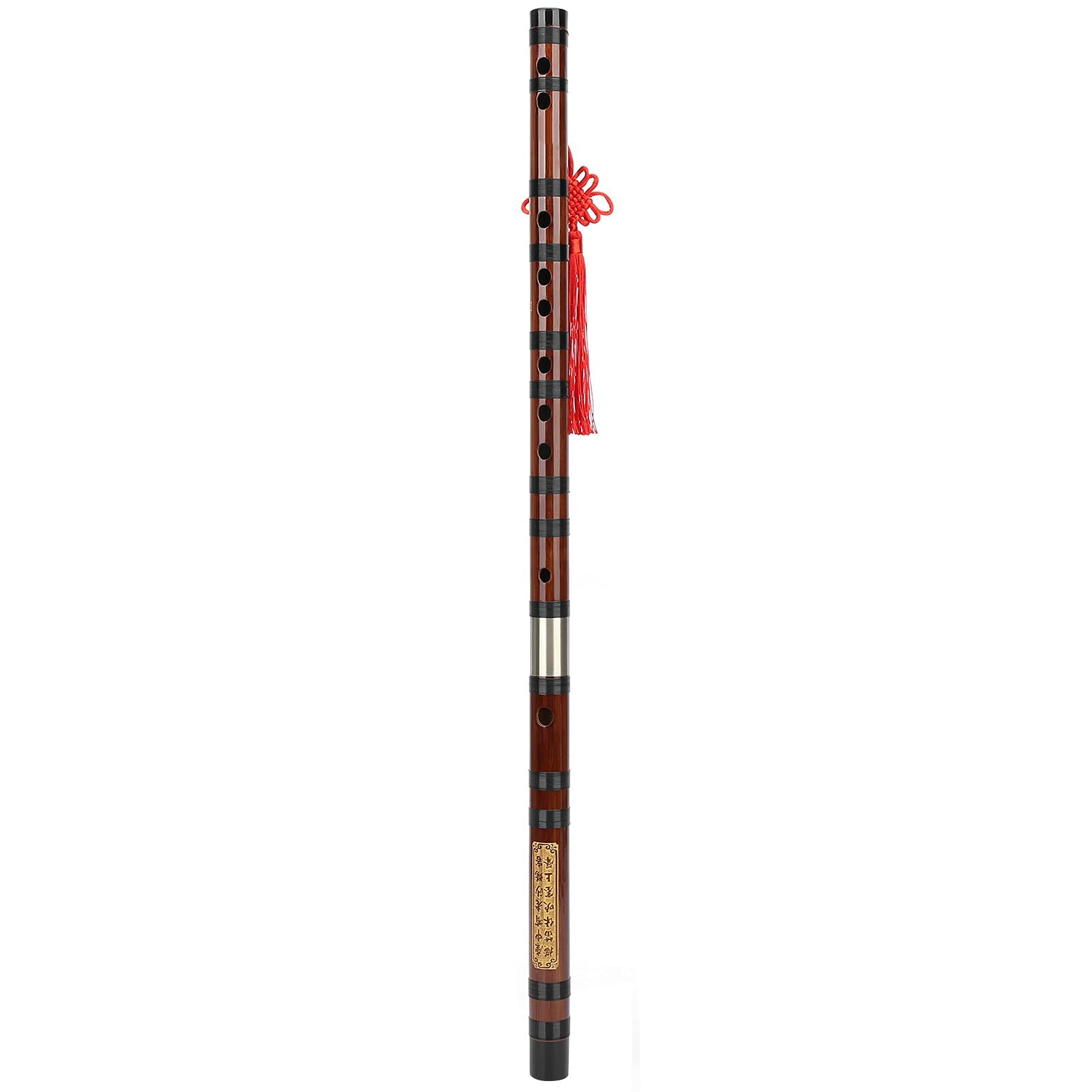 Flûte en Bambou Flûte en Bambou Chinois Lettrage à Clé en D Corps en Matériau Sec Kit Dizi Instrument à Vent Traditionnel avec une Bonne étanchéité