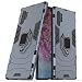 Produktbild COOVY® Cover für Samsung Galaxy Note 10 + Plus SM-N975F / SM-N976F Bumper Case, Plastik + TPU-Silikon, extra stark, Anti-Shock, Stand Funktion + Magnethalter | Navyblau