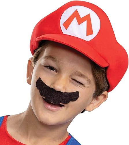 Miniatura 3 de Disguise Disfraz de Mario Elevated para niños, disfraz oficial de Super Mario Bros con sombrero y bigote