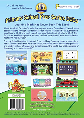Meet The Math Facts 10 Dvd Set - Addition, Subtraction, Multiplication & Division (Includes Bonus Digital Book) #TOP1