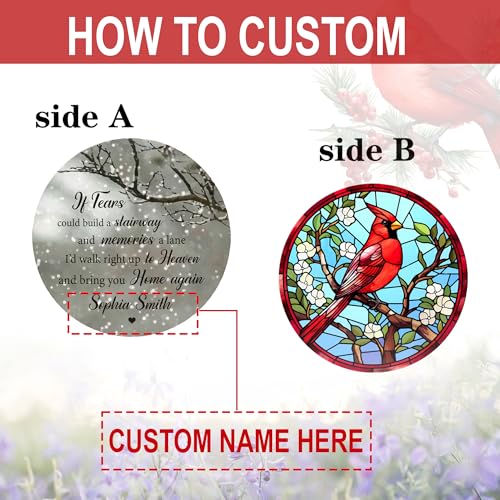 Image of ASTARIN Personalized Wind Chimes Outdoor Large Deep Tone,Large Customized Wind Chimes for Outside Tuned Relaxing Soothing Low Bass,Memorial Windchimes Sympathy