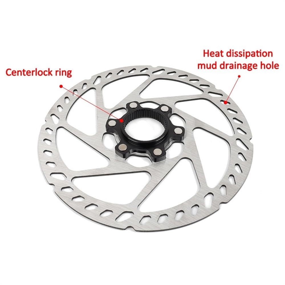 Dischi Freno Mtb Rotore freno bici Centerlock 160mm 180mm 203mm rotori disco Hydra in acciaio inossidabile for pastiglie a MTB da strada(Centerlock160-203)