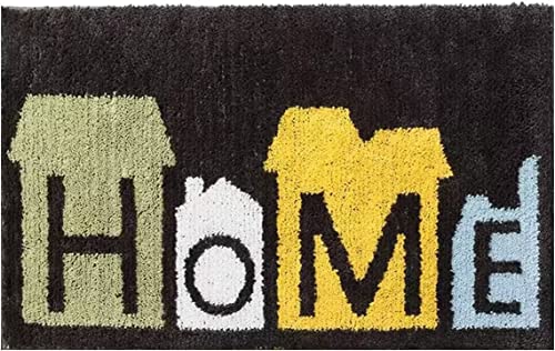 Latch Hook Rug Kits, Home Carpet Rug Making Canvas Kits, DIY Crochet Kits Embroidery Kits Needlework Crafts for Home Decor, Latch Hook Kits for Beginners Kids Adults, 50 X 38 cm - Home