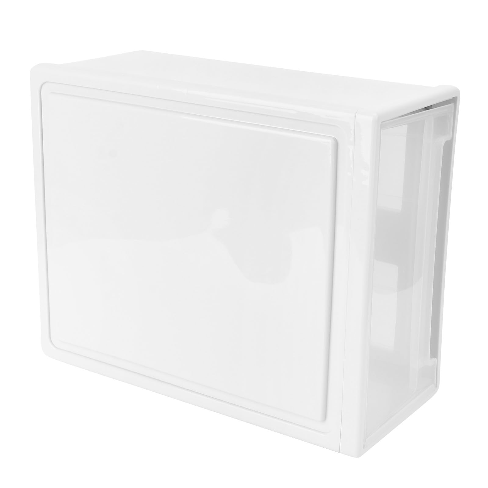 Boîte de rangement en plastique 10L SEWACC argenté à compartiment pour vêtements et chaussettes