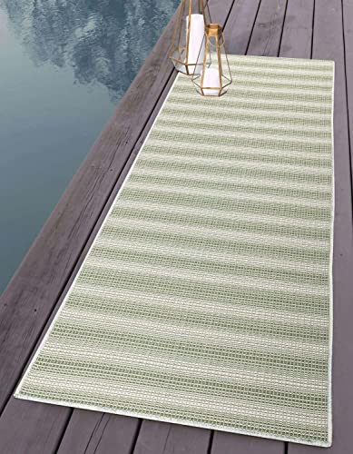 carpet city Outdoor Teppich Terrasse Wetterfest - 80x250 cm Läufer -...