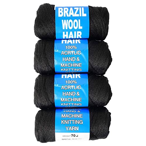 Brazilian Yarn Wool Hair Acrylic Yarn 100 Brazilian Wool Hair for
