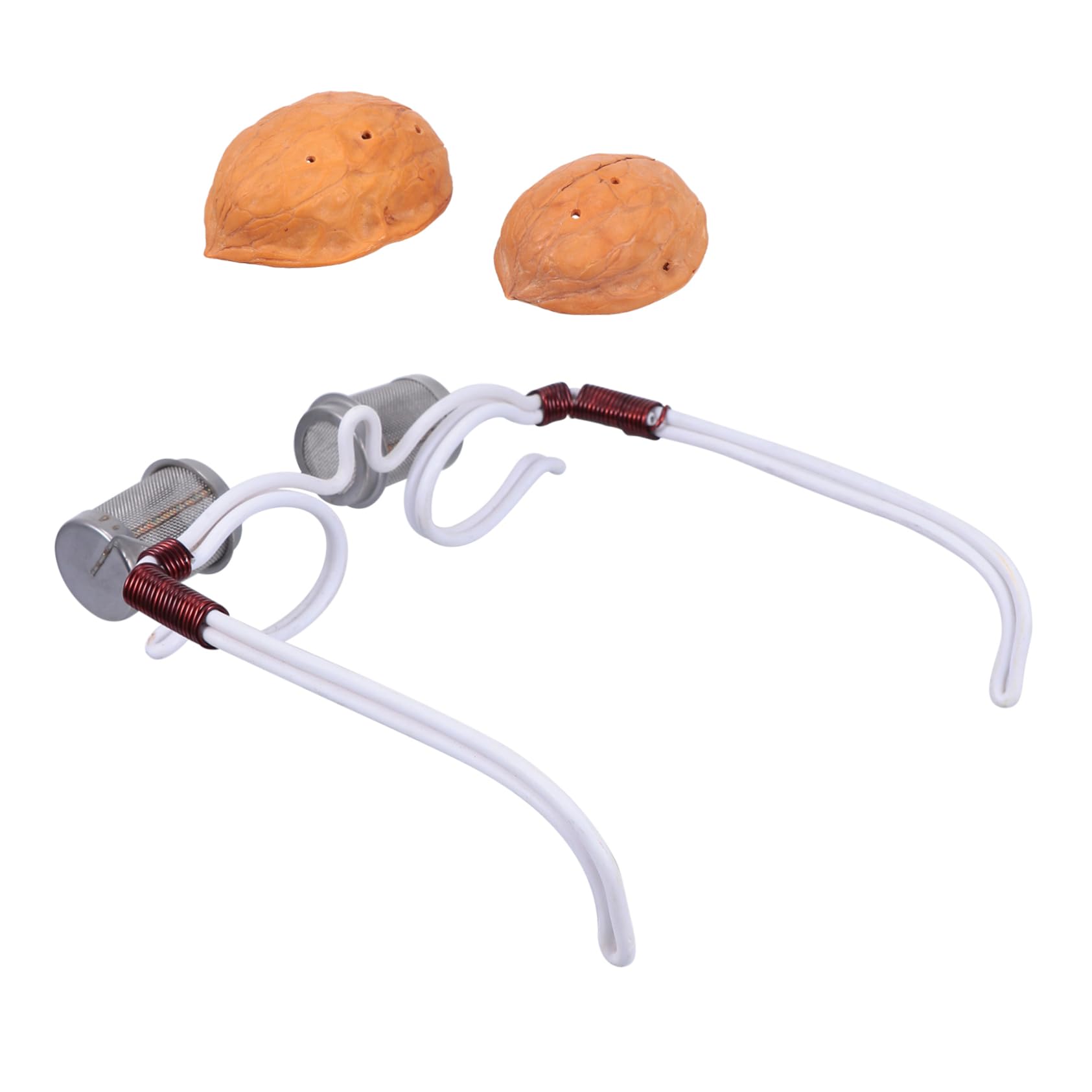 Aparato De Moxibustión Ocular De Nogal, Dispositivo Portátil De Moxibustión Caliente Para Ojos, De Gafas De Moxa, Tamaño Pequeño Para Uso Doméstico y Alivio Del Dolor Ocular