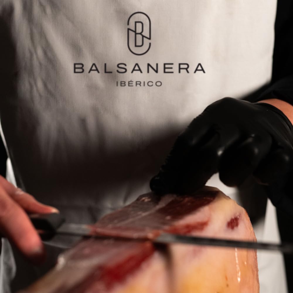 Balsanera Ibérico - Prosciutto Iberico di Ghianda 100% D.O. Los Pedroches | Premio 'Encina de Oro' y 'Great Taste Award' | Peso approssimativo: 6.5-7 Kg | Stagionatura: 32 a 40 meses