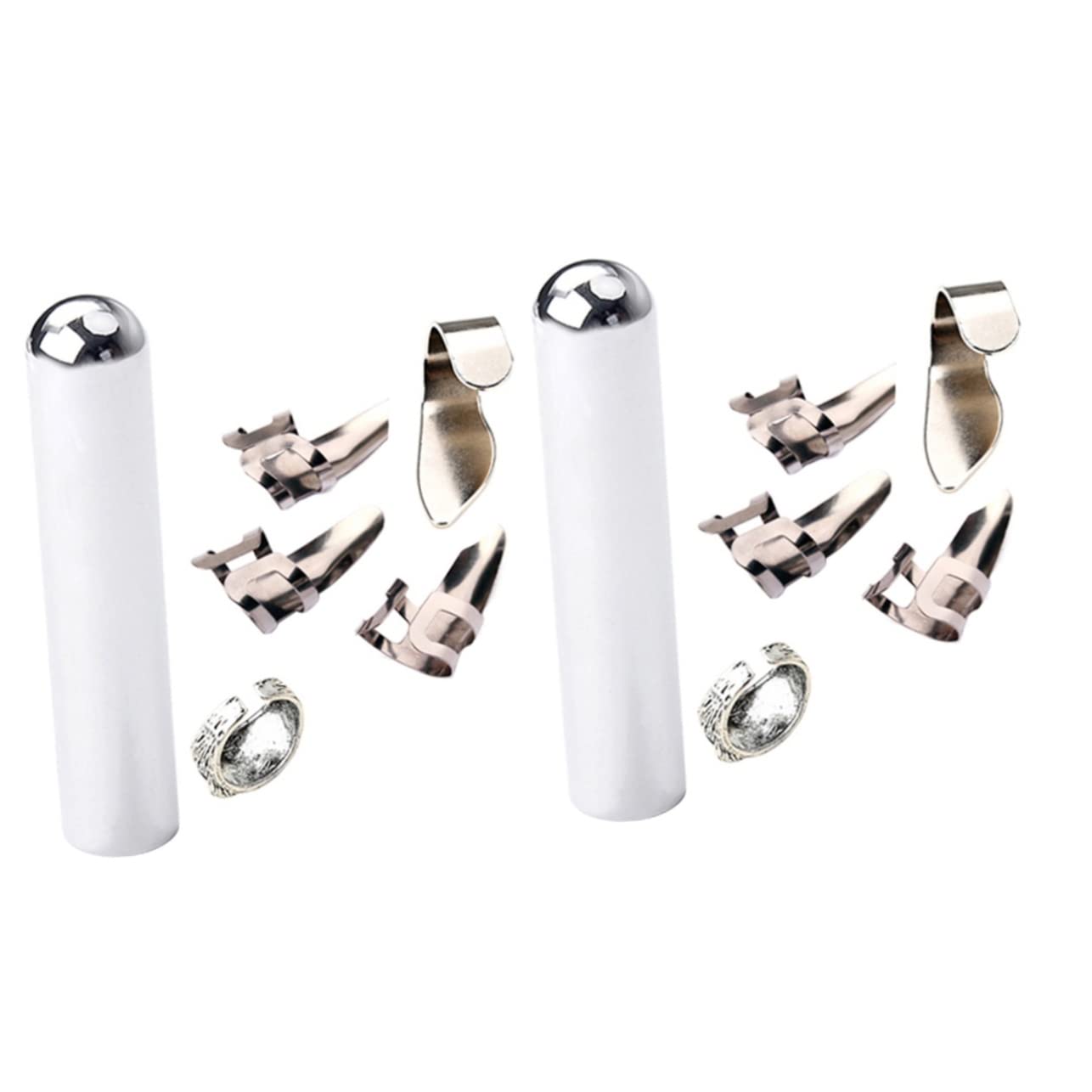 ibasenice 2ensembles Barre à Pour Guitare Avec Médiator De Pouce Et Des Doigts Accessoires Pratiques Pour Guitare Électrique De Métal Et Matériau