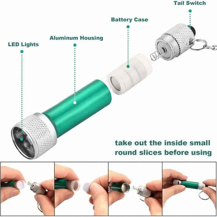 Amazon.co.jp: LTG LED ライト 5個セット ハンディライト キーホルダー