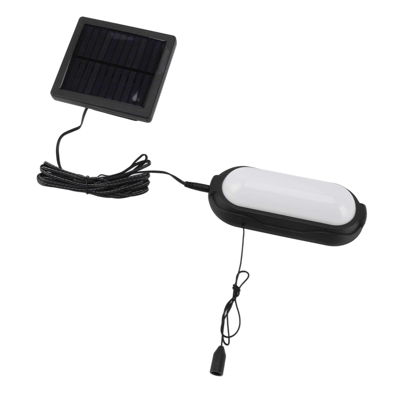 Lampes Solaires d'intérieur, Lampes Solaires pour Parapluie avec Télécommande, Interrupteur à Cordon étanche, Lumière Blanche pour Garages, Tonnelles, Hangars, Terrains de