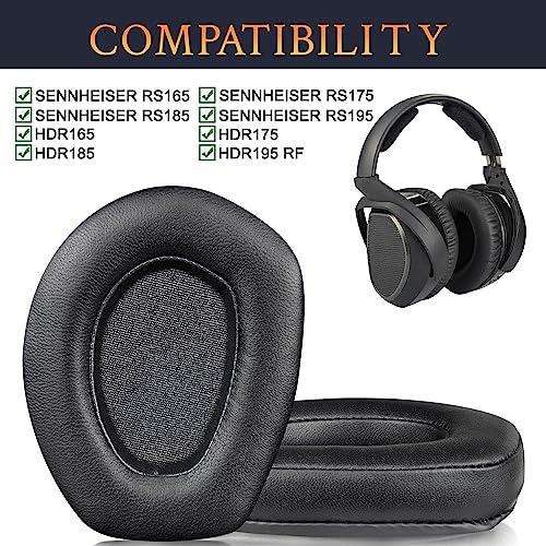 SOULWIT Lambskin Earpads Replacement for Sennheiser RS165/TR165/RS175/TR175/RS185/TR185/RS195/TR195(RS/TR 165 175 185 195 RF) - Image 3