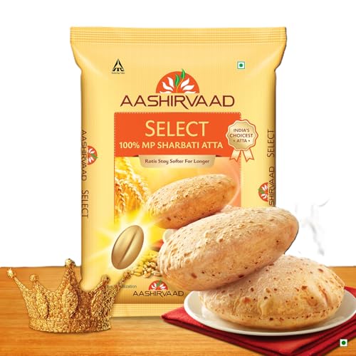 Image of Aashirvaad Select Premium Sharbati Atta, 5kg