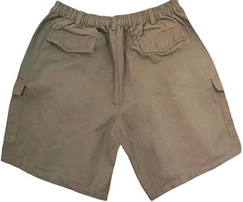 Falcon Bay Big and Tall Mens Expandable Waist Cargo Shorts