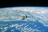 History Galore 24'x36' Gallery Poster, Manned Maneuvering Unit (MMU) astronaut eva 1984