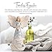 Pavilion 'Happy 70th Birthday' 82416 Elements Angels - Polyresin Birthday Angel Figurine - Silver Hand-Painted Remembrance and Keepsake Gift Angel for Grandmothers, Mothers, Aunts, Friends, Women