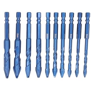 Eacam Exzentric Bohrer Set, 10 Teile