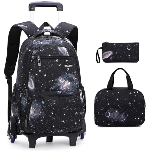 3pcs Sac à Dos Roulette Enfant Cartable Scolaire...