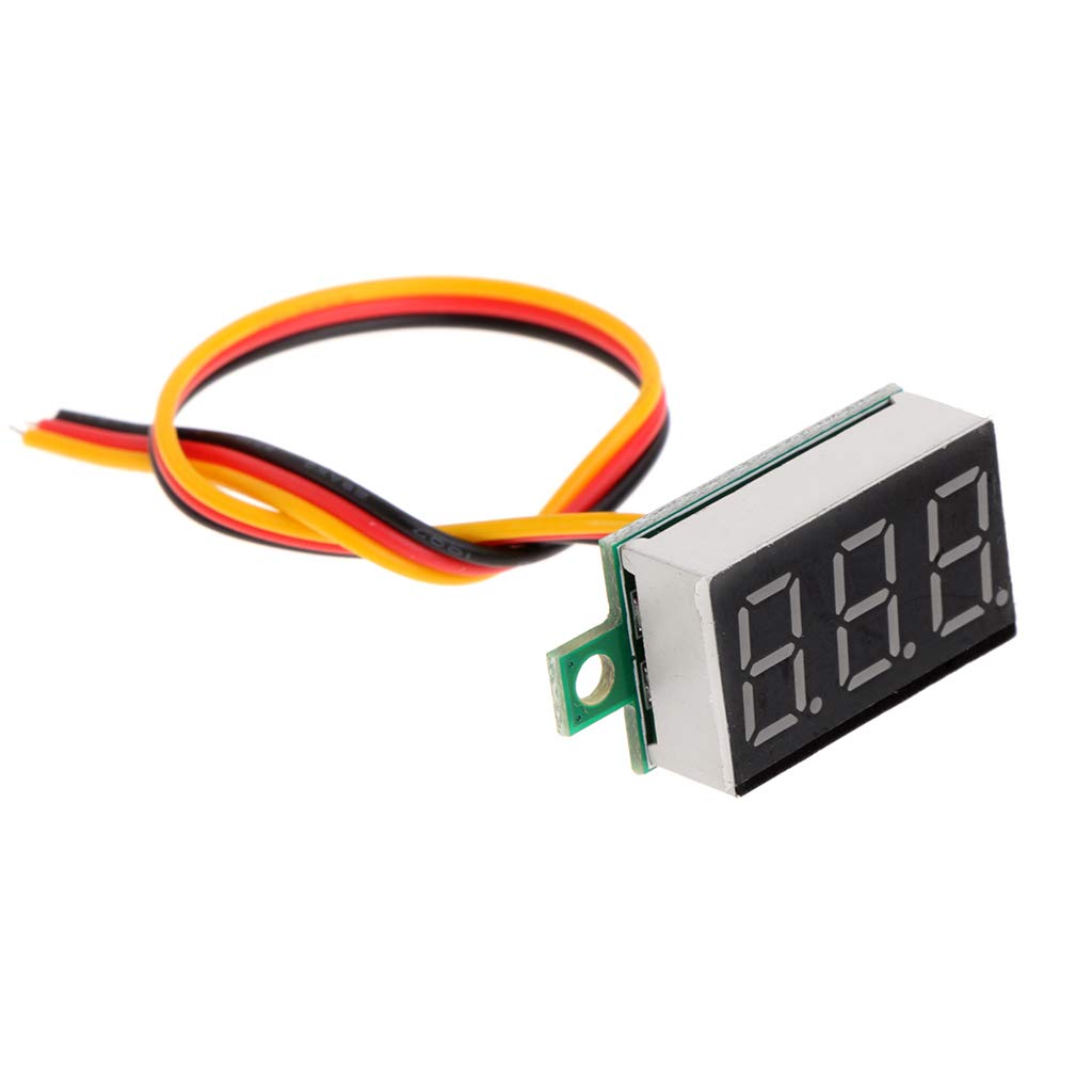 ohohulo for Display Digital Voltmeter 0.36-Inch Three-Wire for 0-100V Tester Reverse Polarity for