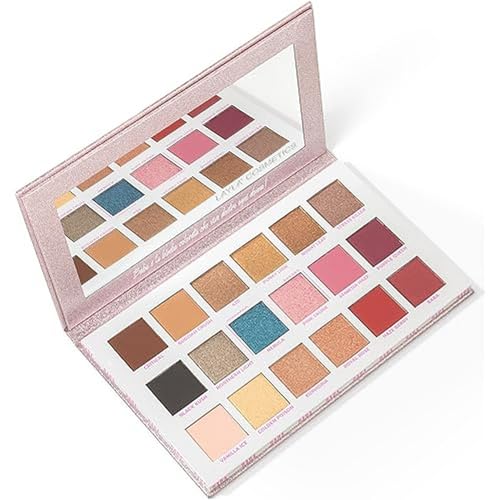 LAYLA Palette ombretti Baba Layla Cosmetics: 18 tonalità scriventi e sfumabili in 2 finish. Perfetti per ogni look, anche come blush ed illuminante. Applicazione con pennello o dita.