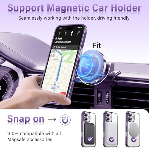 Coque iPhone 16 MagSafe antichoc pour éviter les rayures de l'objectif