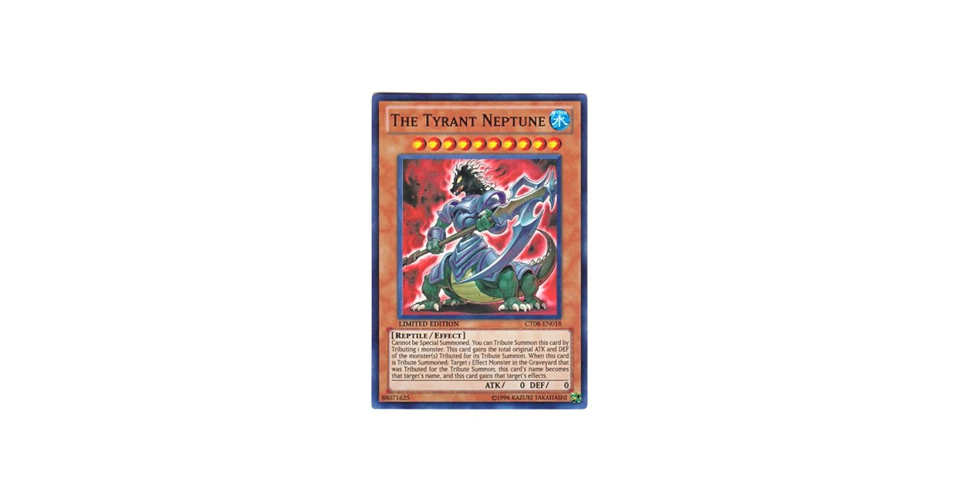 Amazon.co.jp: 遊戯王 英語版 CT08-EN018 The Tyrant Neptune