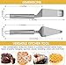 Pie Server Spatula and Cake Cutter Slicer, Stainless Steel Set - Kitchen Essentials for Cutting & Serving Desserts, Brownies, Lasagna