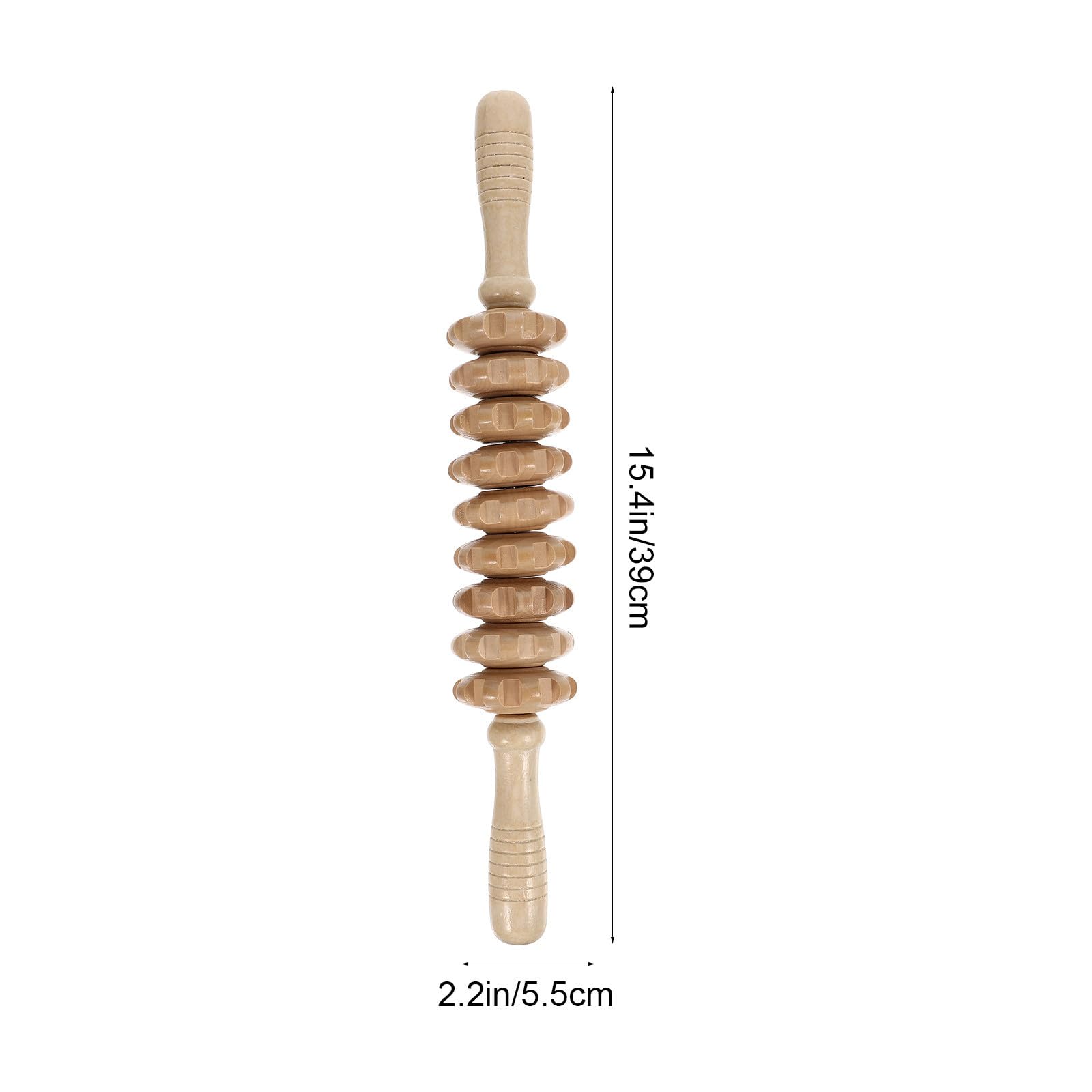 BESPORTBLE Tabla de Raspado Gua Sha de Madera, Palo de Masaje Corporal, Kit, Simple y Ligero, para Uso Doméstico, Masaje de Puntos de Acupuntura y Suelas