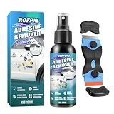 Rimuovi Colla Spray, Residui Adesivi e Colla, Adesivi su Vetri Auto, Solvente per Colla Caldo Carrozzeria, Finestre, Pareti, Smacchiatore per Residui di Colla, Etichette, Nastro Adesivo, Gomma