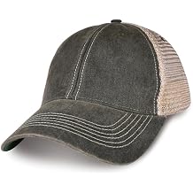 YPO Rhino ODMS Cap Over-Dye Vintage Unstructured Mesh Back Plastic Snap Baseball Cap 6 Pack