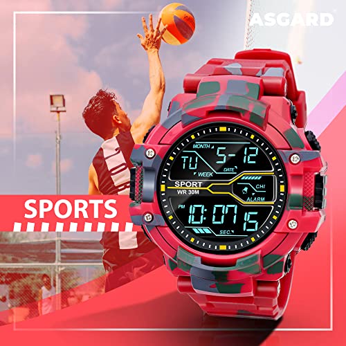 Image of ASGARD Multi Functional Sports Digital Dial Men's Watch