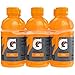Gatorade Orange Thirst Quencher, 12 Fl Oz Bottles, 6 Pack