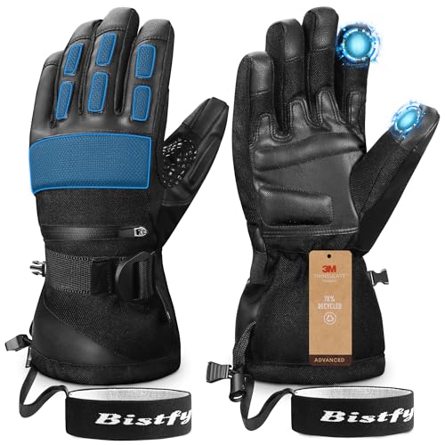 Bistfy Guantes Invierno 3M Thinsulate Hombre