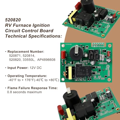 520820, 520871, 520814, 33550L, AP4896608 Circuit Board Compatible with Suburban SF-Series, NT-Series, DD-17-DSI by Orceed - Image 3