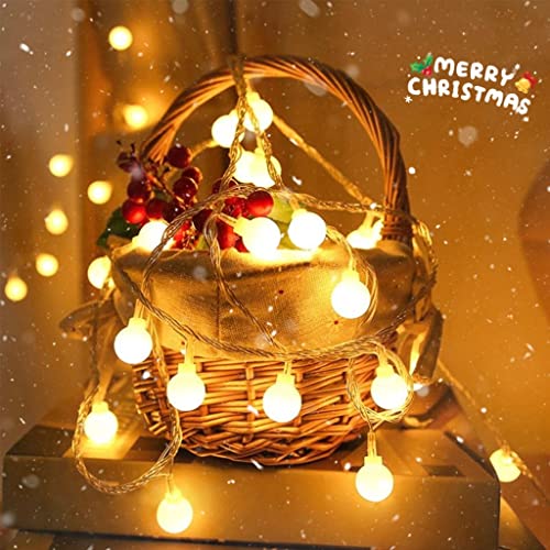 Tealight Navidad Guirnalda Luces,10M 100LED Luces de Cadena de Globo, 8 Modos & Impermeable Cadena Luces Navidad, Guirnalda Luces Led Usb para Interior, Exterior, Navidad, Fiesta, Boda (Luz Calida) Cover