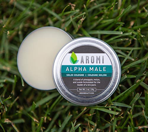 Solid Cologne | Aromatic, Woodsy Men’s Fragrance, Vegan And Cruelty-Free Scent, Affordable Cologne, Stocking Stuffer, Travel-Sized, Small Men's Gift | 1 Oz (Alpha Male) #TOP1