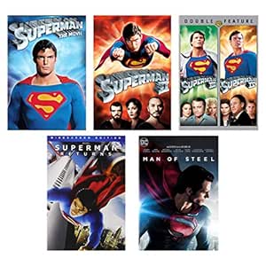 Superman: The Complete Legacy 6 Movie Collection [1978-2013] (Superman: The Movie / Superman II / Superman III / Superman IV / Superman Returns / Man of Steel)