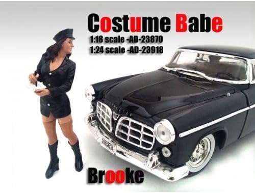 Miniatura 3 de American Diorama 23917-23918-23918-23919-23920 "Costume Babes" - Juego de figuras de 4 piezas para modelos a escala 1:24