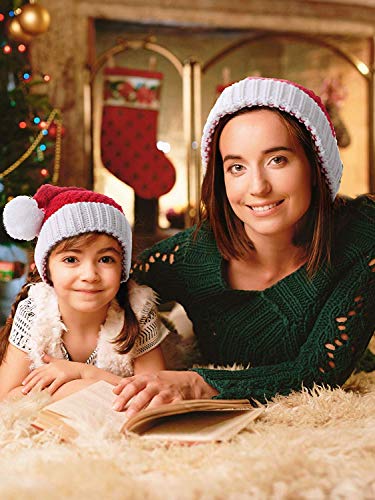Image of Winter Beanie Scarf for Boys Girls (5-12 Years) Hats Circle Scarf Kids Slouchy Skull Cap